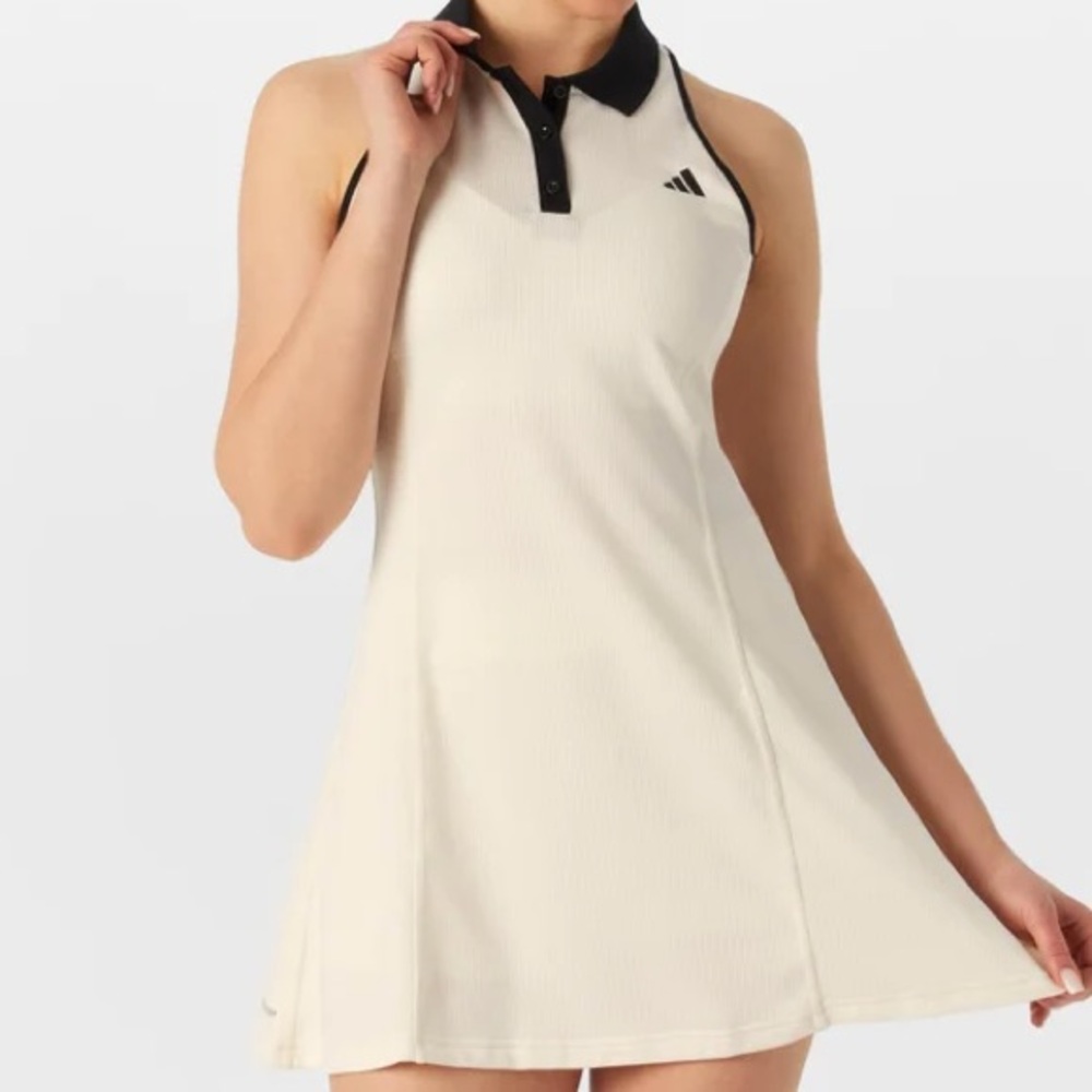 Adidas heritage White and Black Tennis Dress with Shorts